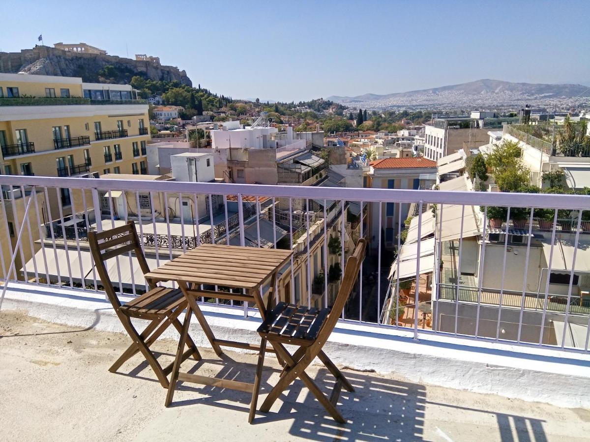 Unique Location With Rooftop View Atenas Exterior foto